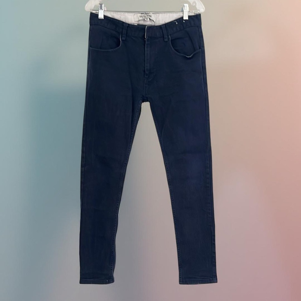 Topman stretch skinny Men's Blue Jeans